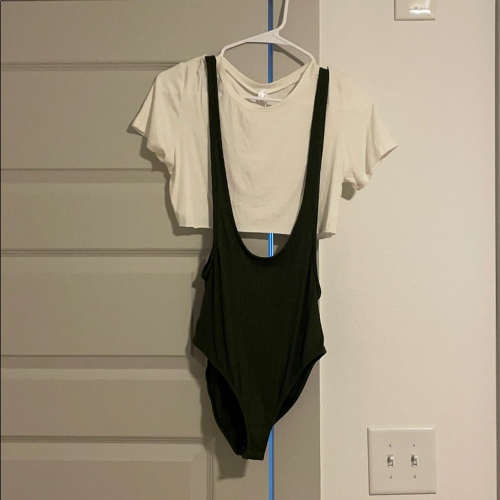 BRAND NEW Body suit with built in t-shirt.